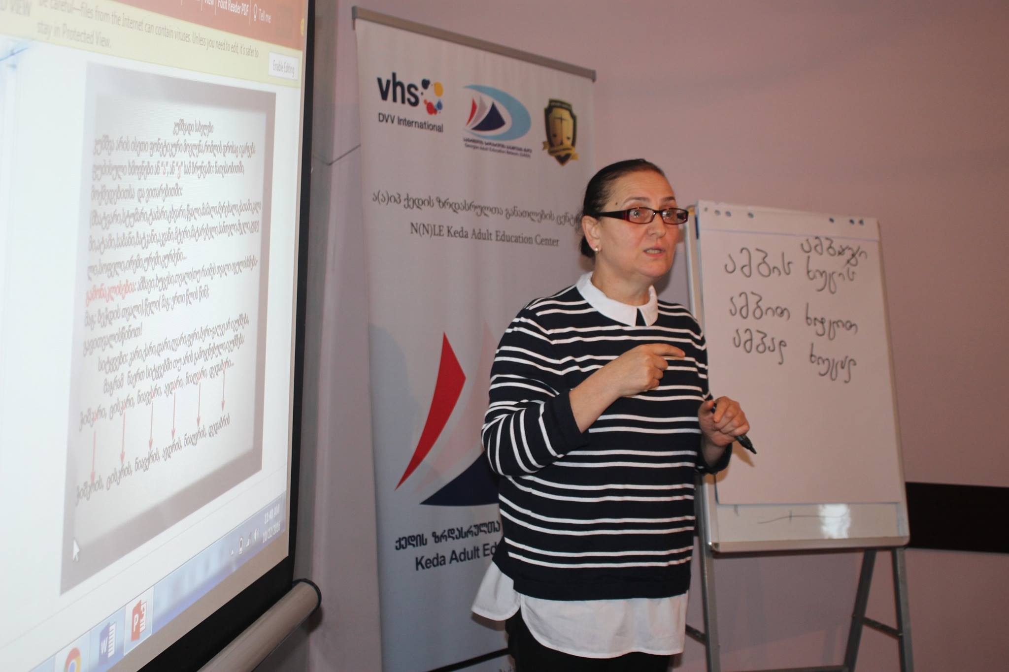 Training in Academic Writing delivered to pedagogues in Keda municipality